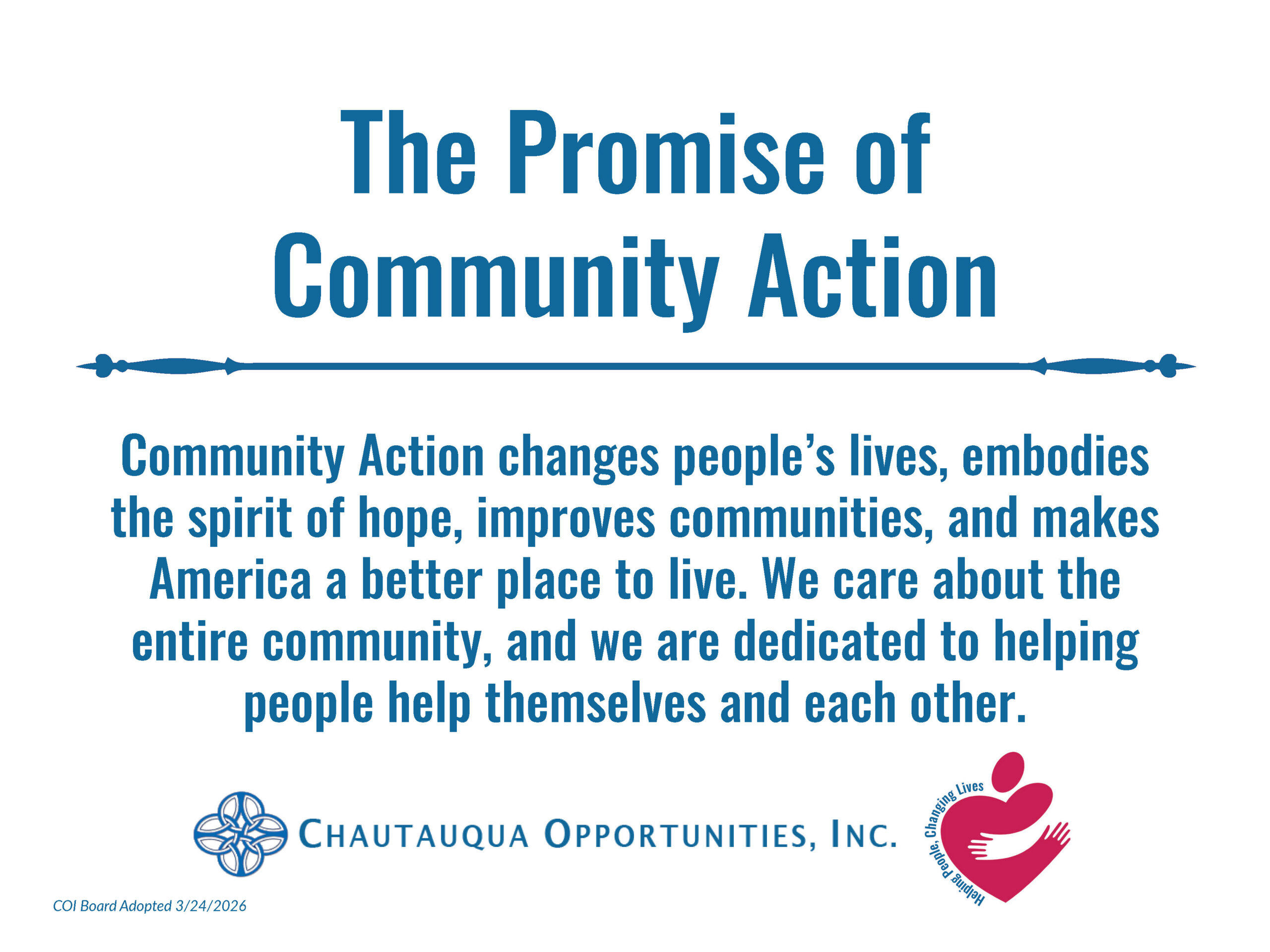 Promise of Community Action